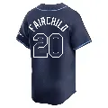 Men's No.20 Stuart Fairchild Tampa Bay Rays Navy Limited Away Jersey