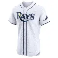 Men's No.40 Nick Fortes Tampa Bay Rays White Elite Home Jersey