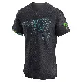 Men's No.54 Paul Gervase Tampa Bay Rays Charcoal Elite 2024 City Connect Jersey