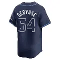 Men's No.54 Paul Gervase Tampa Bay Rays Navy Limited Away Jersey