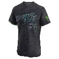 Men's No.56 Chris Roycroft Tampa Bay Rays Charcoal Elite 2024 City Connect Jersey