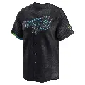 Men's No.56 Chris Roycroft Tampa Bay Rays Charcoal Limited 2024 City Connect Jersey