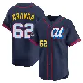 Men's No.62 Jonathan Aranda Tampa Bay Rays Navy Limited American League 2025 All-Star Edition Jersey