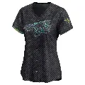 Women's No.20 Stuart Fairchild Tampa Bay Rays Charcoal Limited 2024 City Connect Jersey