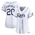 Women's No.20 Stuart Fairchild Tampa Bay Rays White Limited Home Jersey