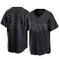 Youth No.20 Stuart Fairchild Tampa Bay Rays Black Replica Pitch Fashion Jersey