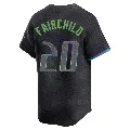 Youth No.20 Stuart Fairchild Tampa Bay Rays Charcoal Limited 2024 City Connect Jersey