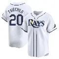 Youth No.20 Stuart Fairchild Tampa Bay Rays White Limited Home Jersey