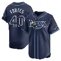 Youth No.40 Nick Fortes Tampa Bay Rays Navy Limited Away Jersey