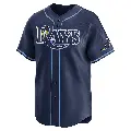 Youth No.40 Nick Fortes Tampa Bay Rays Navy Limited Away Jersey