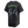 Youth No.54 Paul Gervase Tampa Bay Rays Charcoal Limited 2024 City Connect Jersey